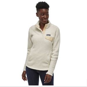 Women's Cream Fleece Pullover